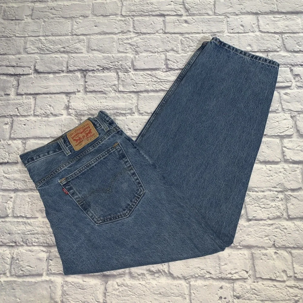 Levi's 560 Jeans Men's 42x30 Loose Comfort Fit Tapered Blue Denim